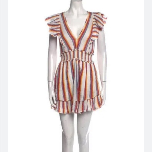 SAYLOR Stripe Dress Revolve Size Medium - Picture 1 of 8